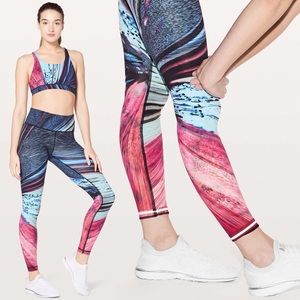 NWT Lululemon Speed Wunder Tight electrobeam